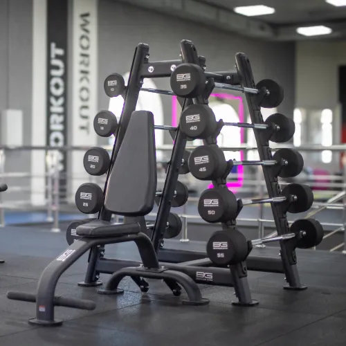 BRONZE GYM BR-1026 Стойка для штанг
