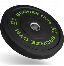 Диск бамперный BRONZE GYM 10 кг