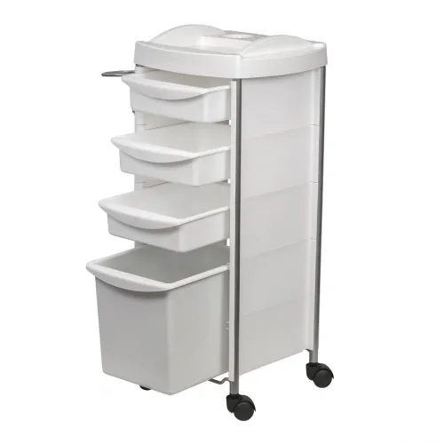 Тележка парикмахерская М-03 box, белый